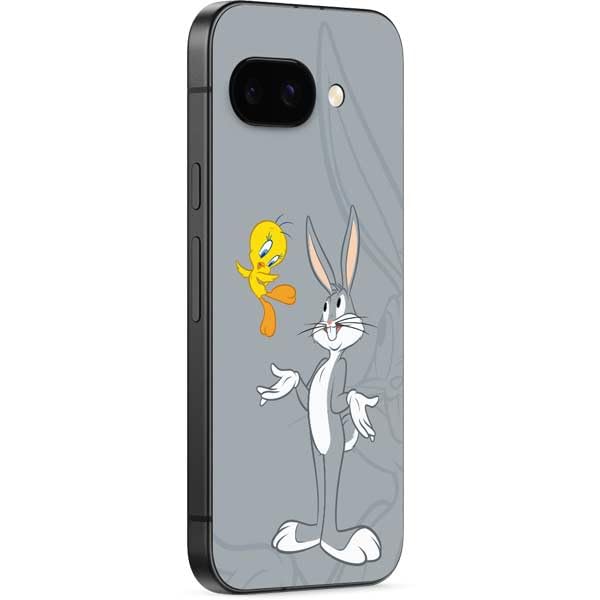 Skinit Decal Phone Skin Compatible with Google Pixel 9a - Officially Licensed Looney Tunes Bugs Bunny Double Design