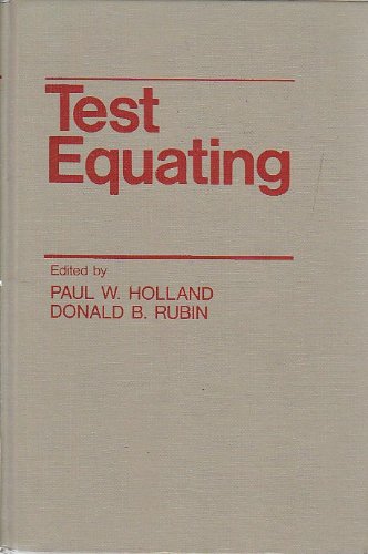 Test Equating: Holland, Paul: 9780123525208: Amazon.com: Books