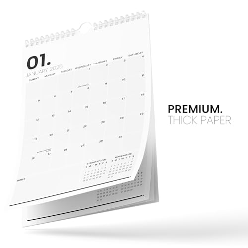 Calendar 2024-2025 - Vertical 11x17 2024 Wall Calendar Runs Until December 2025 - Easy Planning with the Aesthetic Wall Calendar 2024-2025 Monthly - Karto - Minimalist