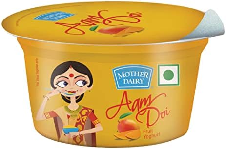 Mother Dairy Fruit Yoghurt - Aam DOI, 85g Cup