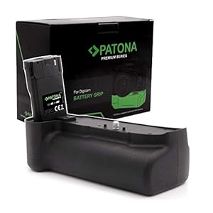 PATONA 1476 – Batteriegriff kompatibel mit bmpcc Blackmagic Pocket Cinema 4K 6K (Batteriefach für 3X LP-E6N)