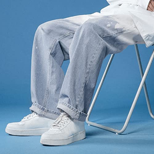 Mens Y2K Jeans Relaxed Fit Denim Trousers Fashion Hip Hop Streetwear Casual Tie Dye Loose Casual Pants Wide Leg Jeans3