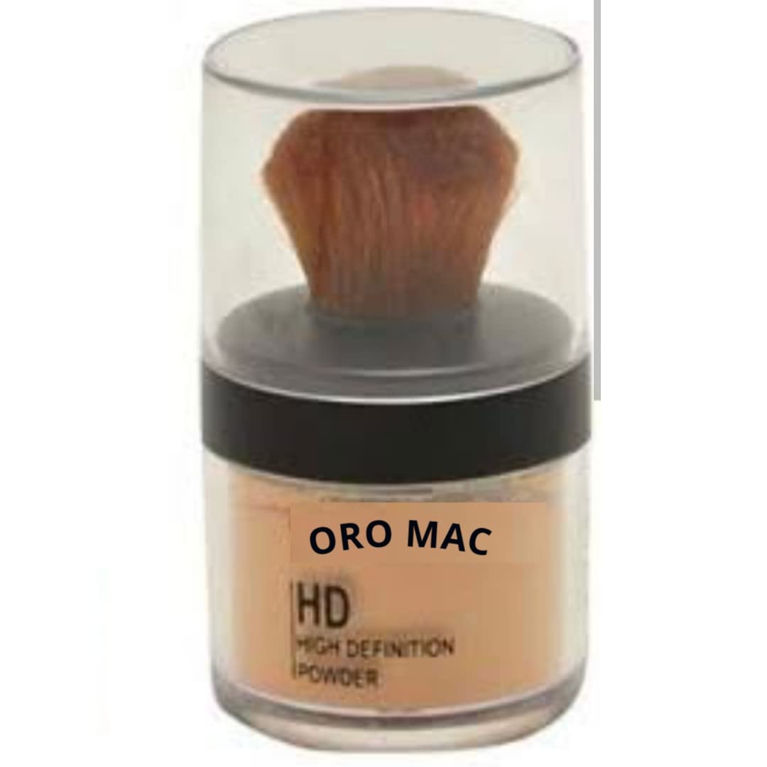 ORO MAC Professional Waterproof High Definition Loose Face Powder Powder With Brush For All Type Of Makeup