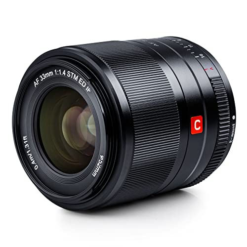 VILTROX 33mm f/1.4 F1.4 Enfoque Automático APS C Gran Apertura Objetivo Compatible con cámaras Sony E Mount A6500 A6300 A6000 A6400 A6100 A5100 A6600 A7 A7R A7II A7RII A7SIII A7III A7RIII A7RIV
