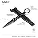 Benchmade - SOCP 176 Tactical Double Edged Dagger with Black Powdercoat 440C Handle (176BK)