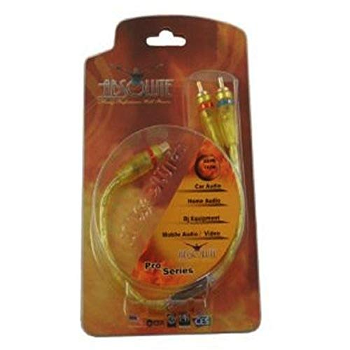Absolute ABPR1F2M Pro Series 1 Female 2 Male RCA Interconnectors Cable