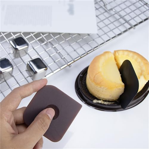 Image of Pan Scraper, 3 Pcs Pot Scraper Plastic, Pot Scraper Non Scratch for Cast Iron, Pot and Pan Cleaning, Practical Scraper Kitchen Tool