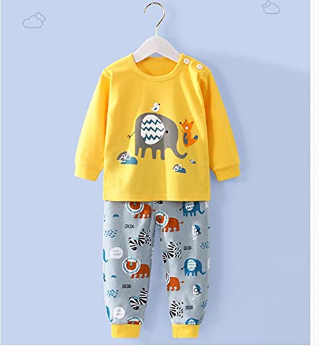 Image of Bold N Elegant Kids Cotton Printed Funky Cool Cartoon Print Full Sleeve T-Shirt & Pajama Lower Casual Clothing Set