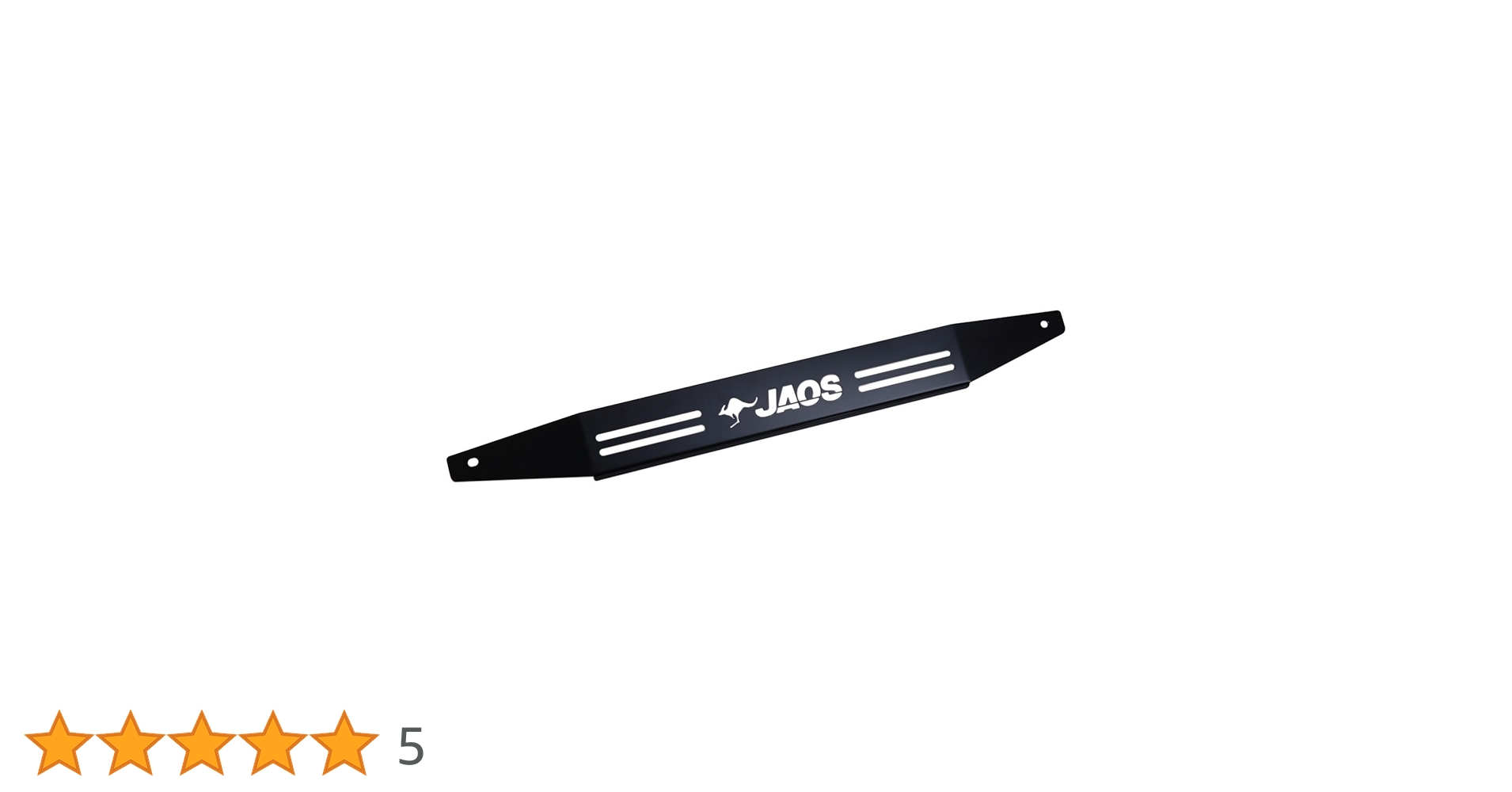 デリカd5前期　ジャオス　スキッドプレート　JAOS ブラック 三菱 JAOS（ジャオス） フロントスキッドバー ブラック/ブラスト