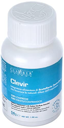 GLAUBER PHARMA CLEVIR 120comp, Negro, Estándar
