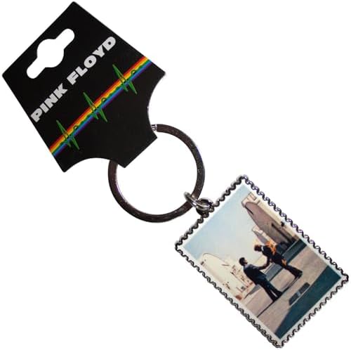Rock Off officially licensed products Pink Floyd Wish You Were Here Stamp Metal Key Chain image 4