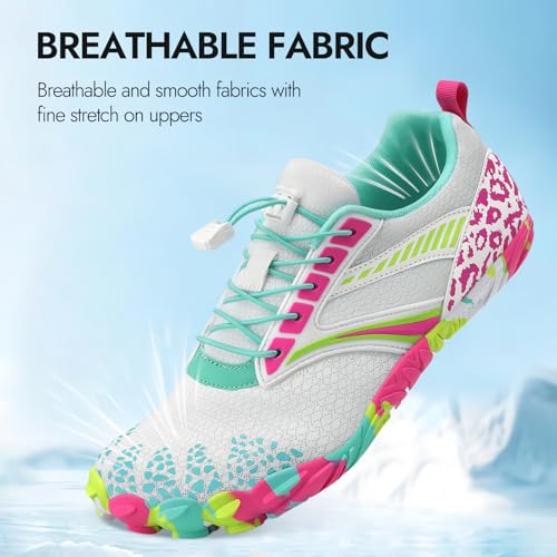 Image of ATHMILE Water Shoes for Women Men River Aqua Shoes Barefoot Sport Quick-Dry Adult Swim Shoes for Beach Lake Pool Hiking Surfing Kayaking Camping Size | Quick Dry Non-Slip Wide Toe Box Shoes for River Kayak Fishing Lake Cruise Vacation Outdoor Water Activities