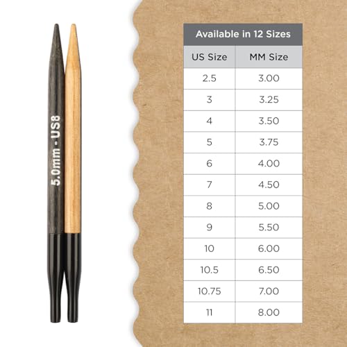 Image of Knitter's Pride Day & Nite Normal Interchangeable Circular Needles 5 inch inch (13cm) - US Size 8 (5mm)