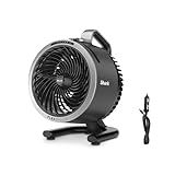 Shark FlexBreeze HydroGo Fan + Car Charger — Ultra-powerful portable fan that mists indoors & outdoors. 5 speeds, 2 bonus modes, & evaporative misting, Grey, FA052QDG