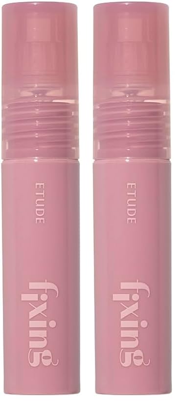 Image of ETUDE Glow Fixing Tint Mini | For Plump & Fuller Lips | Non-Sticky, Moisturising, Vegan, Glossy Tint| Shade-03, Mauvement - 2g (Pack of 2)