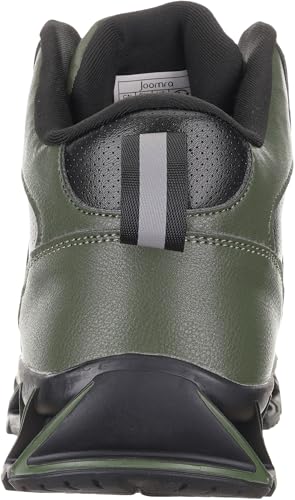 Image of Joomra Men's Stylish Sneakers High Top Athletic-Inspired Shoes | Premium Vegan Leather Upper, Durable Rubber Outsole, Perfect Ankle Support, Ideal for Outdoor & Casual Wear
