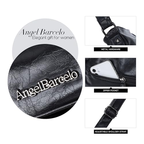 Angel Barcelo Crossbody Bags for Women,Ultra Soft Leather Purses for Women4