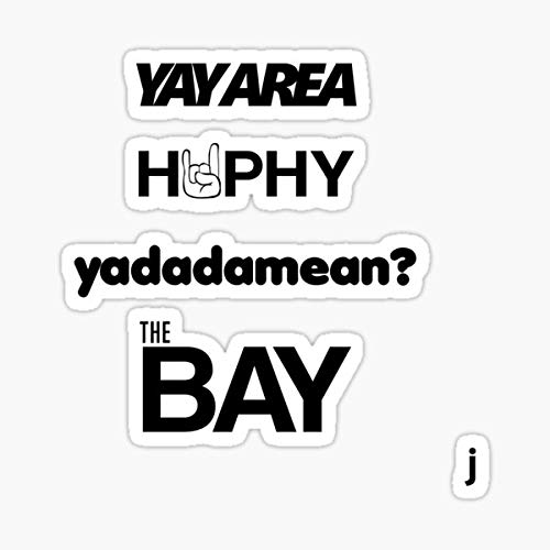 Bubble Bay Area Sticker Pack (Discount!) Vinyl Sticker - Auto, Wall, Laptop, Cell, Truck - Blue Cartoon Character Sticker for Windows, Cars, Trucks