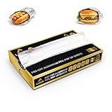 LuxLiv ® Hojas de aluminio precortadas resistentes de 18 micras de grosor, para cocina, catering, papel de aluminio para hamburguesas, 200 hojas