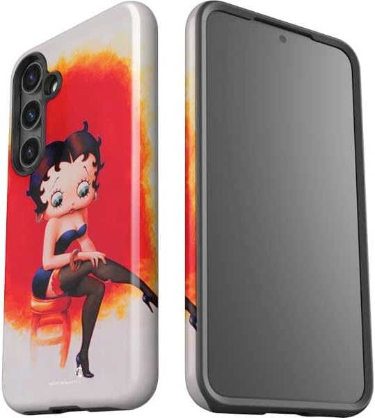 Skinit Impact Phone Case Compatible with Galaxy S24 - Officially Licensed Betty Boop Stockings Design