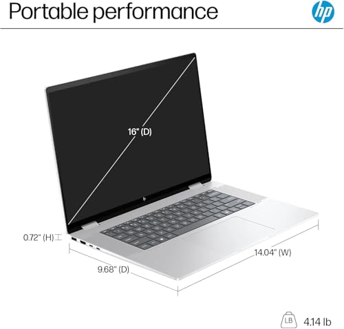 HP - Laptop com tela sensível ao toque Envy 2 em 1 de 16 polegadas 2K (1920 x 1200) - Memória Intel
