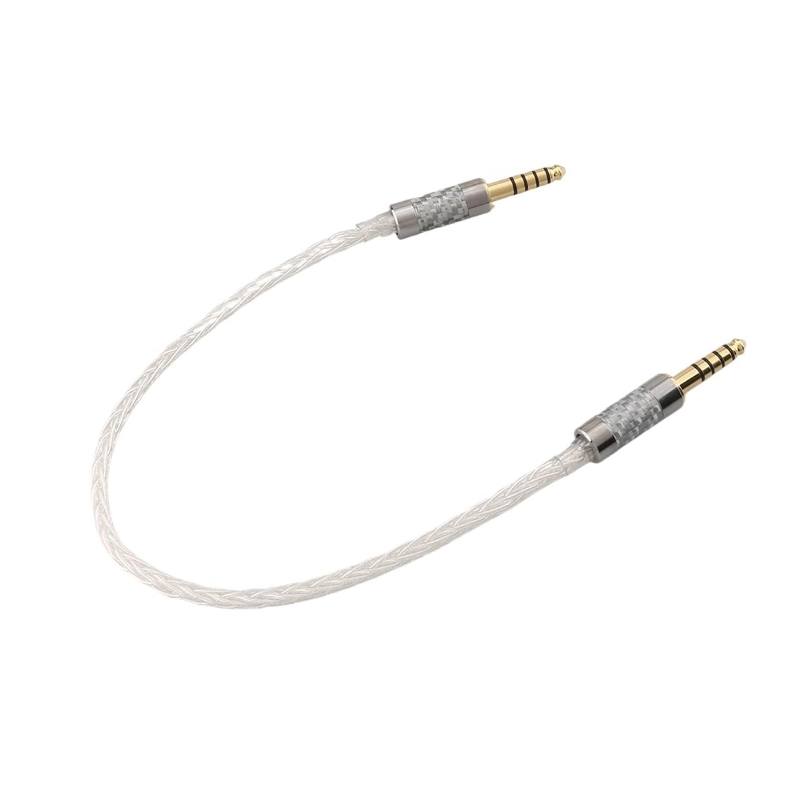 Cavo audio a 8 core in argento puro 4.4 bilanciato maschio a 4,4 mm (Size : 10cm)