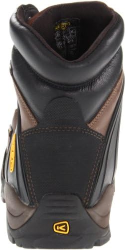 KEEN Utility Men's Louisville 6" Steel Toe Internal Metatarsal Guard Waterproof Work Boot, Slate Black/Slate Black, 8 Wide US | Image 2