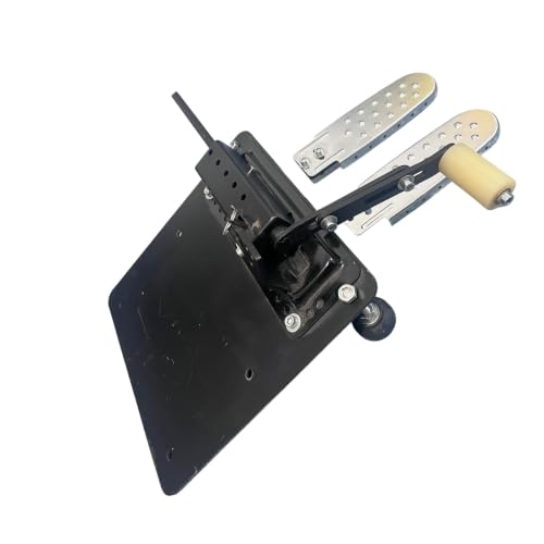 Left Foot Gas Pedal for Disabled Drivers Assist – Portable Adjustable Accelerator, Quick Release & Footrest, All-Metal, Fits Most Automatic Vehicles and for Disabled or Injured Stroke (Silver-Black) by Generic - Used condition - US$99.51