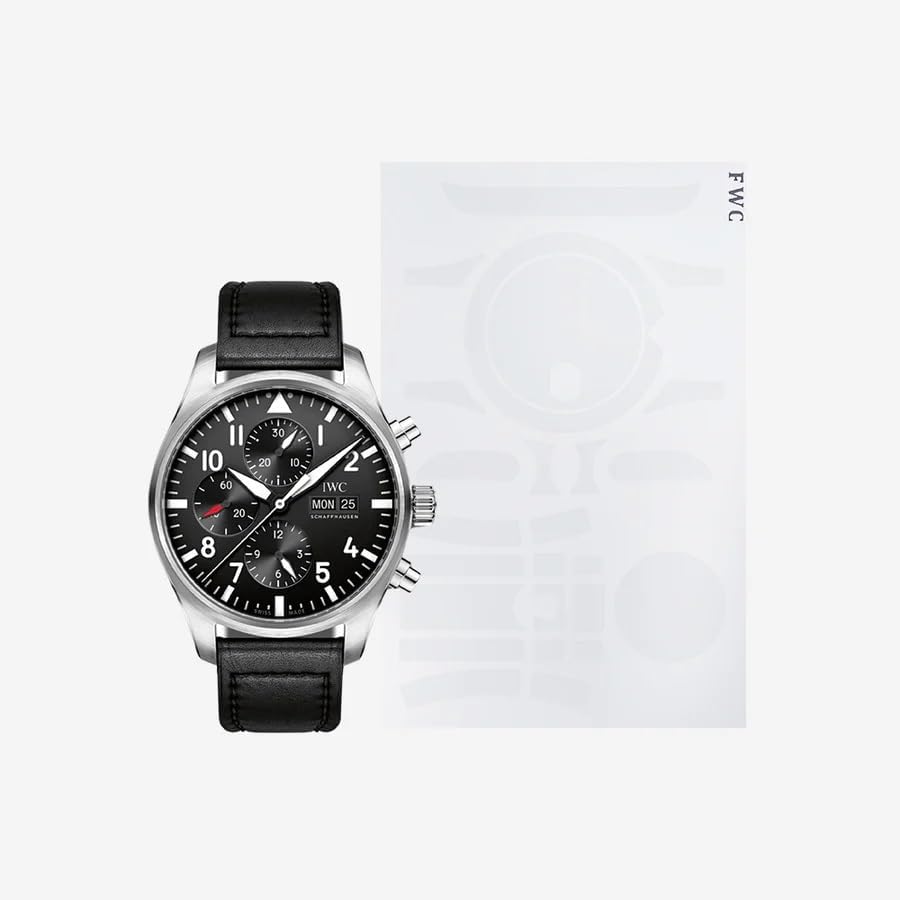 Watch Protection Film for Iwc Pilot Swatches 43 IW377709, Higher Gloss and Precision Surface Film, FWC Standard