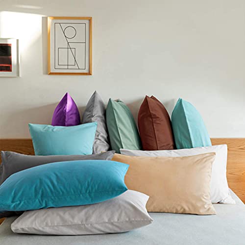FLXXIE King Pillow Cases Set of 2, Soft Microfiber Pillow Covers with Envelope Closure, Wrinkle, Fade and Stain Resistant Pillowcases, 20x36, Red by FLXXIE - Image 5