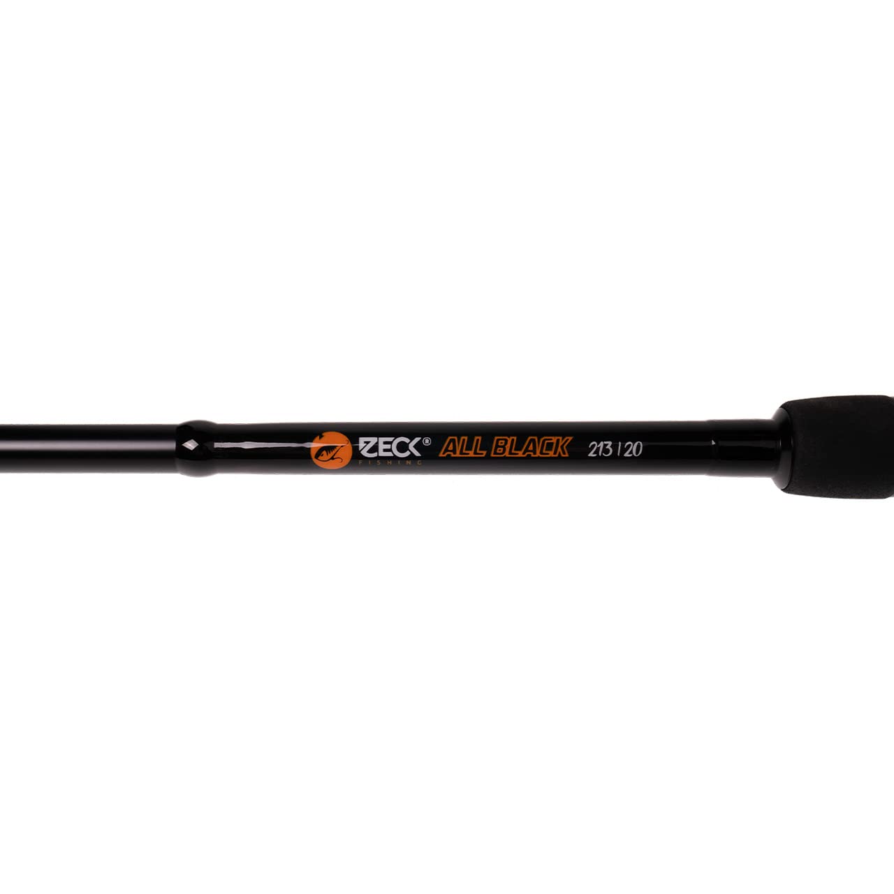 Zeck All Black 2,13m 20g - Spinnrute zum leichten Spinnfischen auf Barsche & Forellen, Angelrute zum Barschangeln, Jigrute