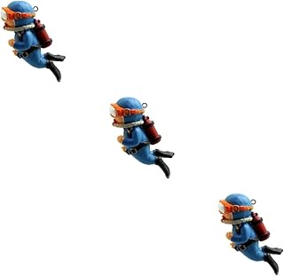 NOLITOY 3 Peças Enfeites De Paisagismo De Tanque De Peixes Micro Brinquedos Decorações De Oceano Mini Enfeites De Decoração Para Artesanato Decorações De Aquário Enfeites Em Miniatura
