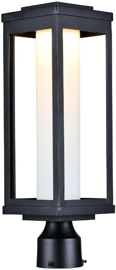 Maxim Lighting Salon 1-Light Light Fixture | Transitional Light Fixture | Ideal for Residential Interiors | 55900SWBK