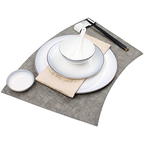 Ensemble de vaisselle avec assiette et set de table pour éviter les taches - 4