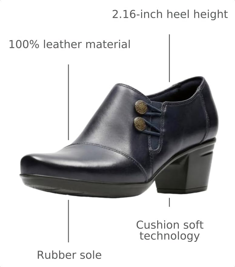 Image of Clarks Women's Emslie Warren Zipper Ankle Boot