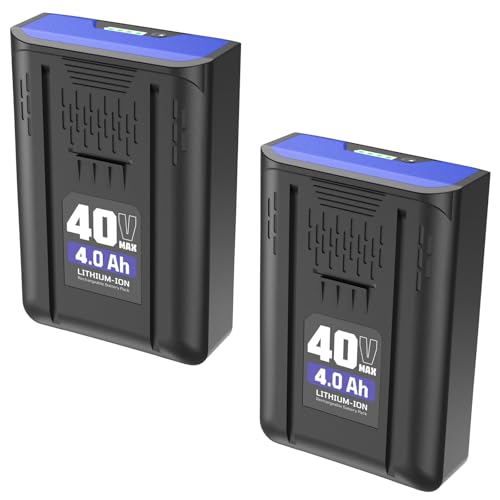 for Kobalt 40V Battery Replacement, 40 Volt Max 4Ah Lithium-ion Bateria Compatible with with Kobalt Cordless Power Tool Battery KB640-06 KB540-06 KB440-06 KB340-06 KB240-06 (KB440-06 40V 4.0Ah-2P)