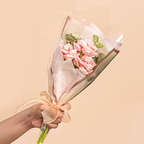 Kit de construction de roses roses roses emblématiques pour créer des bouquets de fleurs, projet créatif pour adultes 234 pièces Cover