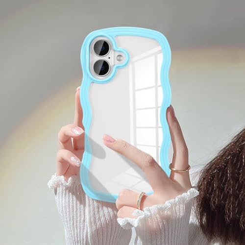 Image of Back Cover Compatible with iPhone 17 Case (6.3) Soft Touch Slim Liquid Silicone Full Protection Shock Proof Back Cover for iPhone 17 (WC Blue)