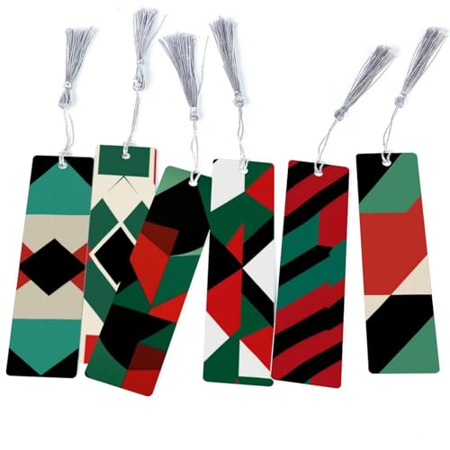 Marque-pages drapeau palestinien tendance : lot de 6 pour enfants et femmes