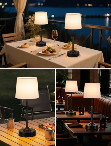 Yochoice Cordless Table Lamp, Rechargeable Battery Operated Lamp Dimmable - image 7