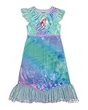 Disney Girls' Little Princess Fantasy Gown, Watercolor Ariel 2, 4