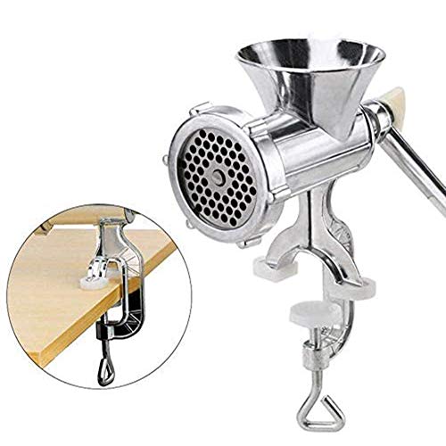 Fleischwolf, Wurstfüllhorn Maschine Aluminium-Legierung Haushaltshandkurbel Fleisch Gemüse-Fleischwolf-Maschinen-Küche-Werkzeug