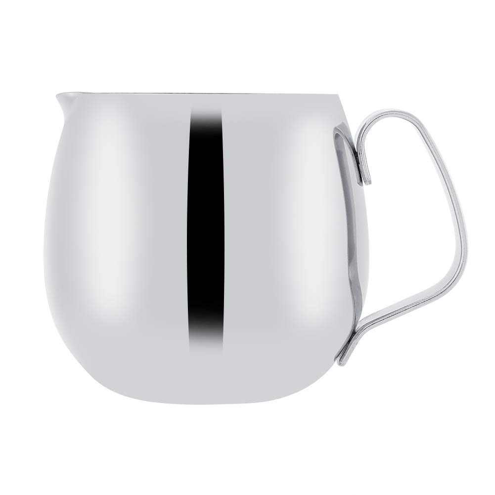 Brocca per schiuma di latte, in acciaio inox, per caffè e latte, 300 ml