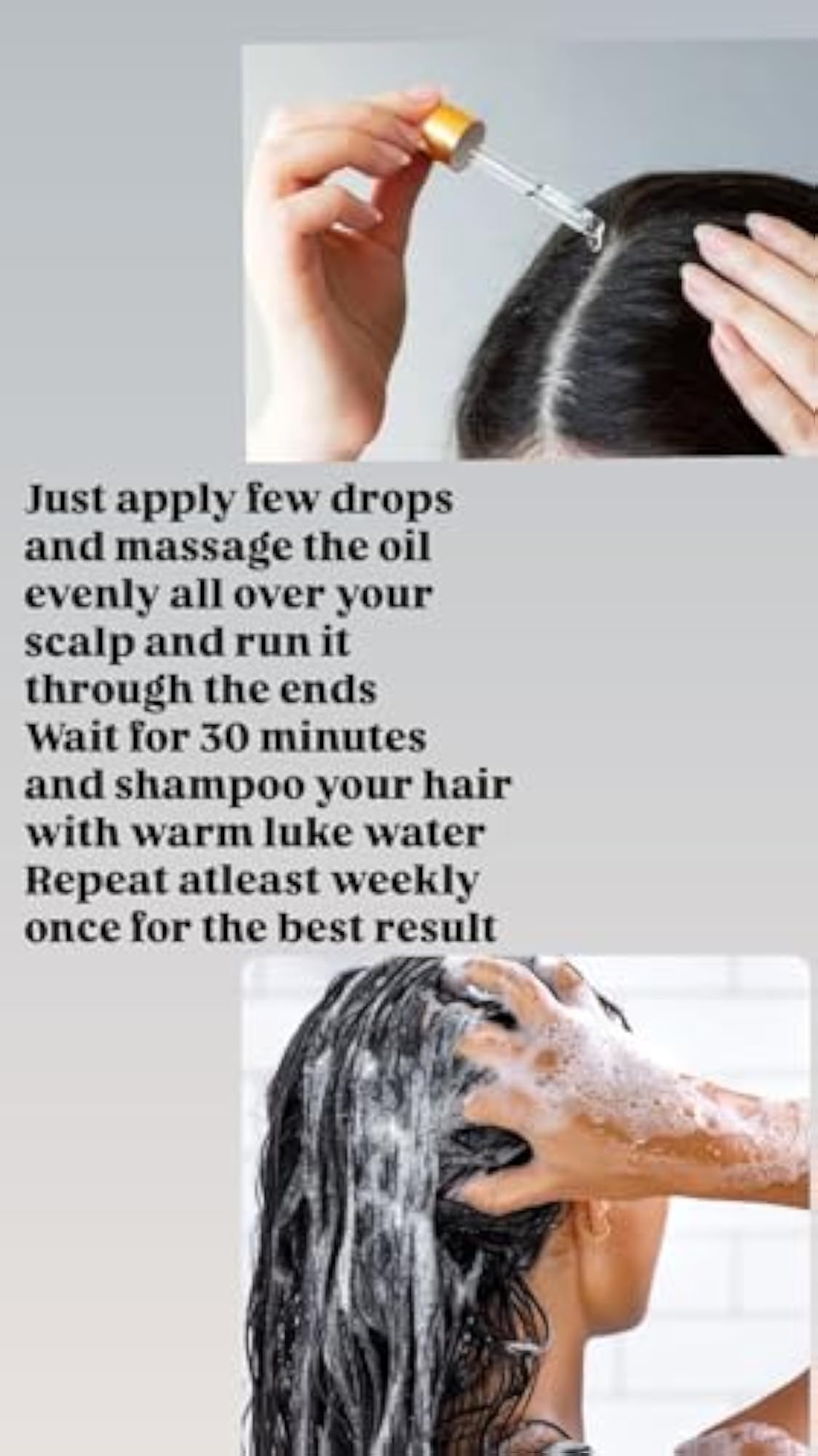Prewash Hair Oil for Weak and Damaged Hair, 50ml