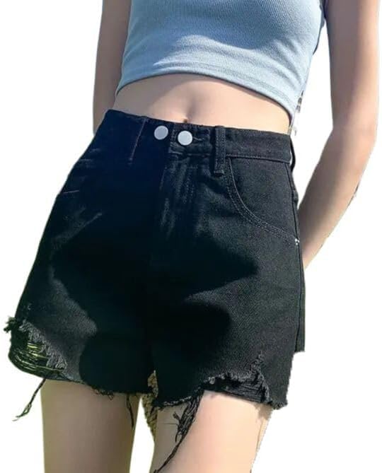 Short Jean Pants High Waist Denim Shorts for Women