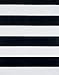 Lavish Home Breton Stripe Area Rug - Black & White - 4'x6'