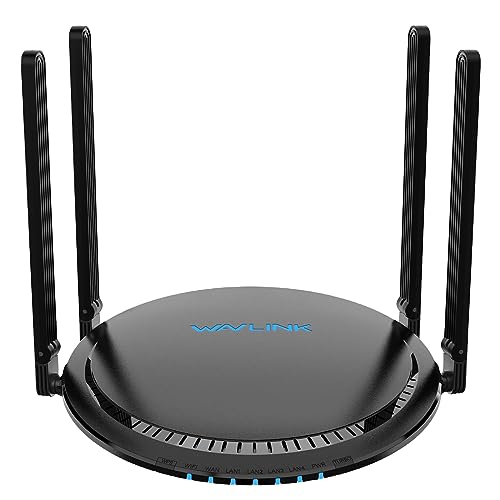 WAVLINK AX3000 WiFi 6 Router, Dual Band Wireless WiFi Router for Home Gigabit Router with 4 * 5dBi High-Gain Antennas, MU-MIMO, OFDMA, Touchlink, Beamforming, WPA3, IPV6, Parental Control WAVLINK AX3000 WiFi 6 Router, Dual Band Wireless WiFi Router for Home Gigabit Router with 4 * 5dBi High-Gain Antennas, MU-MIMO, OFDMA, Touchlink, Beamforming, WPA3, IPV6, Parental Control