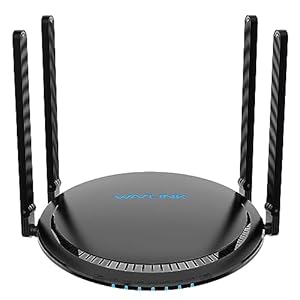 WAVLINK AX3000 WiFi 6 Router, Dual Band Wireless WiFi Router for Home Gigabit Router with 4 * 5dBi High-Gain Antennas, MU-MIMO, OFDMA, Touchlink, Beamforming, WPA3, IPV6, Parental Control