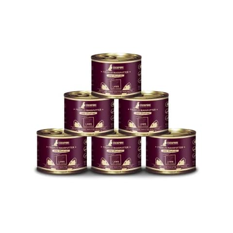 Escapure Hunde Nassfutter Dose | Lamm Dose 6 x 200g Cover