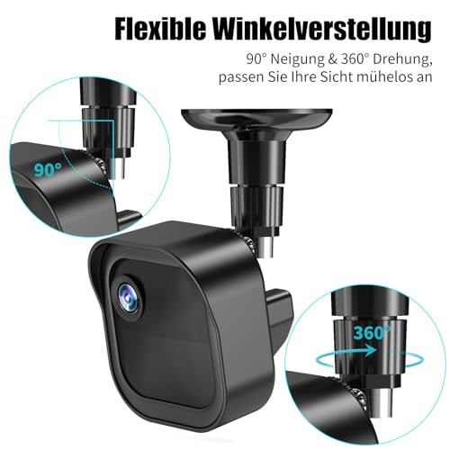 Blink Outdoor 4 Kamera Halterung (1 Stück), 360° Verstellbare Wandhalterung mit Wetterfester Schutzhülle, Montagehalterung für Blink Kamera Outdoor 4 (4. Gen) & 3. Gen